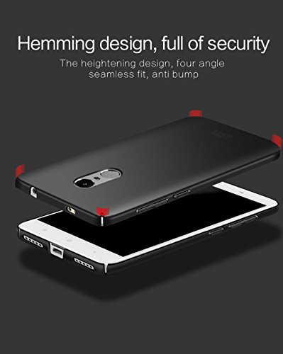 XIAOMI RedMi Note 4 Espalda Funda - Ultra Delgado PC Cubierta Trasera C
scara Duro Escudo Protectora Carcasa para XIAOMI RedMi Note 4 Tel fono
Inteligente Cubierta Posterior Funda - Negro