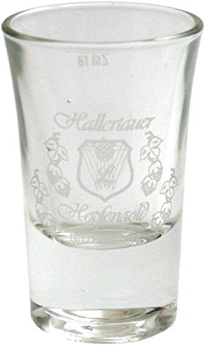 Preisvergleich Produktbild Schnapsglas Hallertauer Hopfengold 2cl