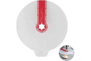 TAIHE Universal Spritzschutz Rührschüssel, Silikon Rührschüssel mit Spritzschutz, Spritzschutz Schüssel Deckel, Verhindert Lästiges Spritzen des Teigs Beim Mixen, 31cm