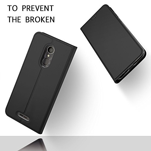 Alcatel 3C Cover, iBetter Alcatel 3C protettiva custodia, Funzione Stand, chiusa magnetica protettiva cover per Alcatel 3C smartphone.Flip Series - Nero
