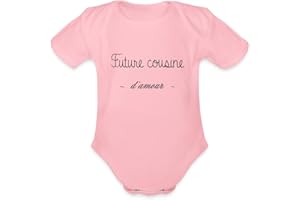 Spreadshirt Future Cousine D'Amour Body Bébé Bio Manches Courtes