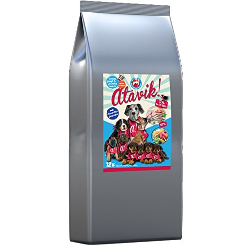 Atavik - Chien Croquettes Poulet - Poissons Blancs Spéciales Croissance 12Kg