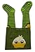 Weri Spezials Unisex-Baby Terry Sole ABS Duckling Tights 12-18 Months Green