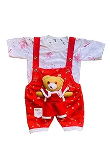 Manraj Collection Baby boy & Baby Girl Cotton Dungaree Set with Tshirt || Baby Boy Dresses for 6-12 Months || Clothes for Baby boy and Girl