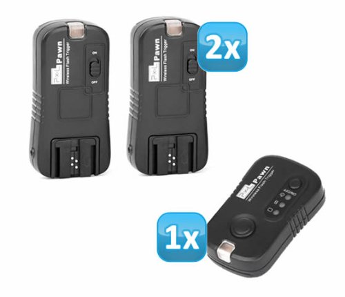 Pixel Pawn TF-363 Funk Blitzauslöser Set mit 2 Empfängern bis 100m für Sony und Minolta Blitzgeräte – Funkauslöser Kamera Pixel Pawn TF-363 Funk Blitzauslöser Set mit 2 Empfängern bis 100m für Sony und Minolta Blitzgeräte – Funkauslöser Kamera Bilder