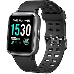 YAMAY Montre Connectée Femmes Homme Montre Intelligente Android iOS Smartwatch Vibrante Bracelet Connecté Cardio Montre Sport Etanche IP68 Fitness Tracker Podometre Marche Course à Pied Chronometre