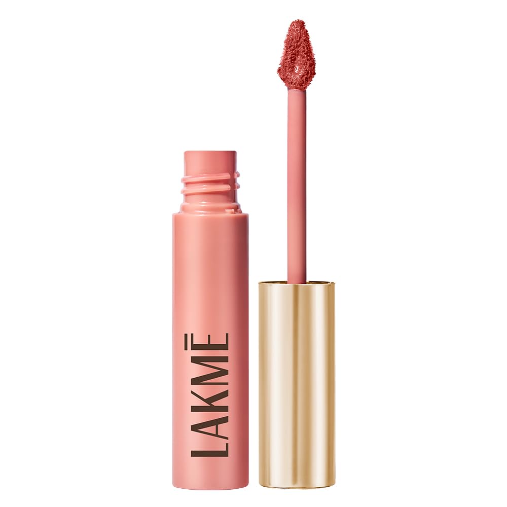 LAKMÉ 9 To 5 Weightless Mousse Lip & Cheek Color, Matte Lipstick & Blush, Lightweight, Long Lasting Lip & Cheek Tint For Dewy