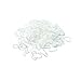 Pack of 250 Ultra Elastic Band Clear, Small Mini Hair Braiding Elastics Polyurethane Bands for Dreads Braids (Clear) By Mytoptrendz
