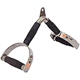 BLOXN Pro Grip VD Bar, LAT Bar with Rubber Grip, Heavy Duty Exercise Attachment, Durable Construction, Pro Grip Design, Double D Handle, for Biceps and Triceps Exercise