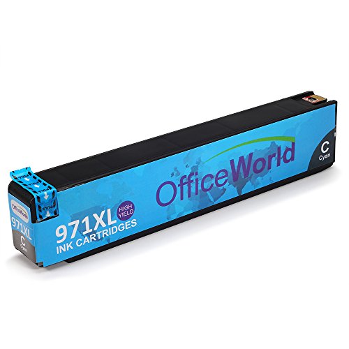 OfficeWorld Kompatible Patronen Ersatz für 970XL 971XL Druckerpatrone Hohe Kapazität mit Neuer Aktualisierter Chips für Officejet Pro X451dn X451dw X476dn X476dw X551dw X576dw - 5