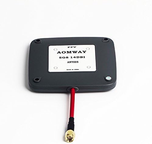 Aomway 5.8GHz 14dBi High Gain Mini Panel Antenna for FPV Receiver SMA Or RP-SMAAomway 5.8GHz 14dBi High Gain Mini Panel Antenna for FPV Receiver SMA Or RP-SMA