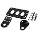 Segolike Universal Motorcycle Side Mount Number License Plate Bracket Holder - black RS.1420.00