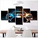 Produktbild Cczxfcc Direktverkauf Leinwand Hd Drucke Fahrzeug Malerei Kunstwerke Poster 5 Stück Sport Auto Bilder Home Wandkunst Dekor Foto -30X40/60/80Cm-No Frame