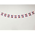 Guirlande De 40 Drapeaux Suède - 11.4m - 14x21cm - Décoration Fête Nationale, Jardin, Bar