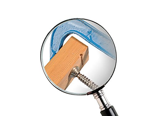 4 Stück C-Schraubzwinge 75mm leichte Bauart mit Stahl-Gewinde verchromt - 3