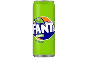 Fanta Exotic No Sugar Einweg-Dosen 24 x 0,33 Liter ( Inkl Gratis Fivestar Kugelschreiber ) (Europa)
