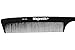 Hair Comb- a Professional Carbon Fibre Metal-Pin Tail Comb by Majestik+, Strength & Durability, Fine Tooth, Black (MPC-005), With Free Bespoke PVC Product Pouch