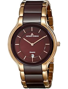 Jacques Lemans Herren-Armbanduhr XL Dublin Analog Quarz Keramik 1-1581K
