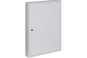MELSMETALL Schlüsselschrank mit 100 Haken , 550x380x80mm , Schlüsselkasten für 100 Schlüssel