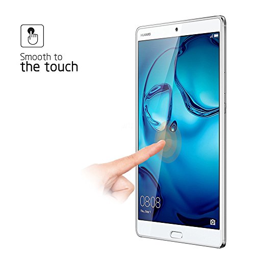 Viflykoo Huawei MediaPad M3 Panzerglas Schutzfolie, Härtegrad 9H 2.5D superdünn kratzfest HD Klar Ballistic gehärtetem Glas Displayschutzfolie für Huawei MediaPad M3 - 3