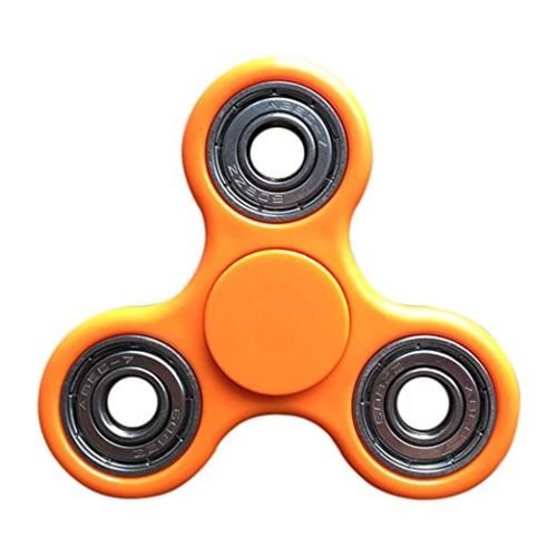 Tornado Twister Fidget Spinner Toy - Spin It ... Balance It, Ripp It Up ! (Orange)