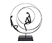 Produktbild Brillibrum Design Skulptur Freundschaft Polystone Deko-Figur Zusammenhalt Metall Partnerschaft Statue Liebespaar Bronze
