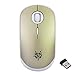 Produktbild TianranRT 2,4 GHz Hoch Qualität Kabellos Optisch Maus/Mäuse + USB 3.0 Empfänger für PC Computer Notebook Laptop (Gold)
