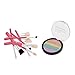 Segolike Long Lasting Shimmer Pigment Face Highlighter Contour Powder + 9pieces Professional Face Makeup Kabuki Comestic Brushes Set RS.750.00