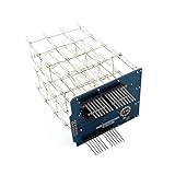 Azul 4 x 4 x 4 NUEVO Kit de cubo de luz 3D Escudo UNO LED DIY Proyecto para Arduino Reino Unido GRATIS