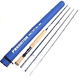 fliegenfischen rutenrohr IM 30T Kohleblank, aufgebaut aus Titanium-Ringe von PacBay und AA-Klasse Portugiesischem Kork Handgriff.