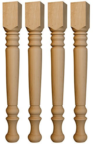 Farm Dining Table Legs (Set of 4) in Knotty Pine - by Osborne Wood Products