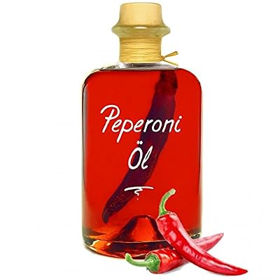 Peperoniöl - Chiliöl 0,5L Angenehm scharf! 100% cholesterin- und laktosefrei!