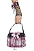 Produktbild Tasche Burlesque Rosa Schwarz mit Schleife Handtasche für Damen Karneval Fasching