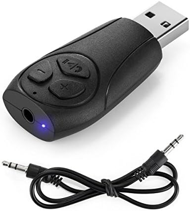 TEQStone Bluetooth Receiver, Portable USB Bluetooth audio Adapter for Music Stream System, Bluetooth Car Kit for Car Audio Stereo System