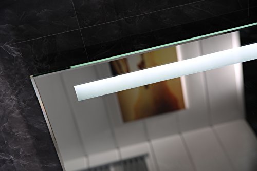 Dr. Fleischmann LED-Beleuchtung Badspiegel Badezimmerspiegel GS055N Lichtspiegel Wandspiegel Tageslichtweiß IP44 (50 x 70 cm)