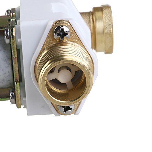 UEETEK 1/2 Zoll 12V Elektro Magnetventil für Wasser - 6
