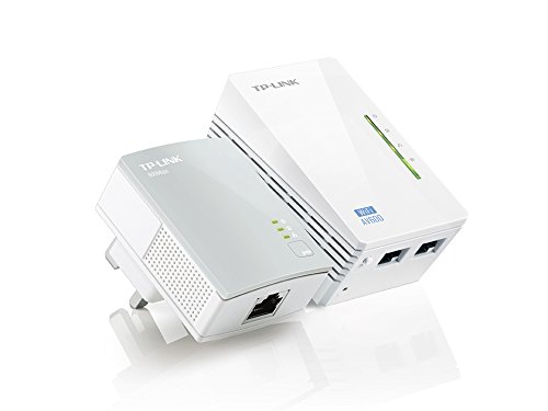 TP-Link 600 Mbps 2-Port Powerline Adapter, Range Extender, Broadband/Wi-Fi Extender, Wi-Fi Booster/Hotspot, No Configuration Required, Wi-Fi Clone, UK Plug (TL-WPA4220KIT...