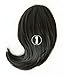 X&Y ANGEL -New Short Ponytail Hair Piece Extension Wavy Claw Clip In/on Hairpiece PM004 (black)