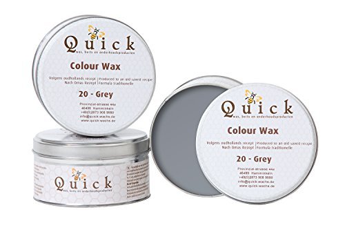 Quick Möbel Wachs **ALLE FARBEN** Antikwachs Furniture Wax Möbelpflege Politur (Grau oder Grey)