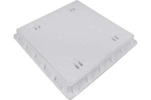 Uzman-Versand Tapa de pozo o alcantarilla, transitable, cubierta para conducto de inspección, clase A15, (70 x 70 cm)