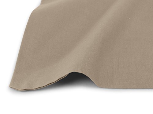 Renforcé-Kissenbezüge im Doppelpack – 100% Baumwolle – schlicht und edel im Design, in 8 Uni-Farben, 40 x 80 cm, cappuccino - 8