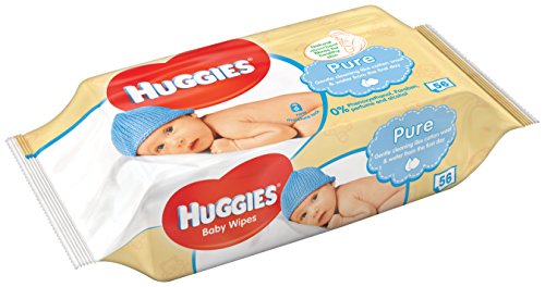 Huggies Pure Feuchte Baby Plegetücher, 10er Pack (10x 56 Stück) - 3