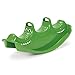 Price comparison product image Dantoy 3 Persons Rocker and Seesaw, Durable Plastic with 3 Seats and Made in Denmark - Green Crocodile