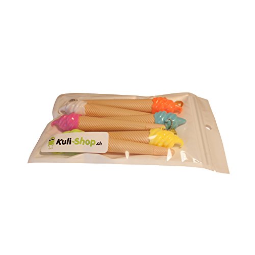 Kugelschreiber-Set Eiswaffeln Gelkugelschreiber - 4