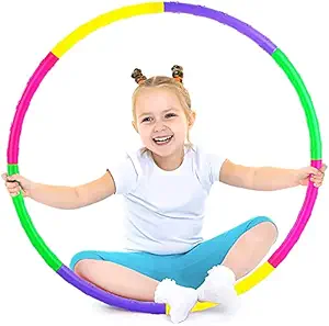 BEJOY Toys Exercise Fitness Ring for Hula Hoop, Body Building Plastic Children Gymnastics Toys for Playing and Pet Training for Kids(Boys & Girls)
