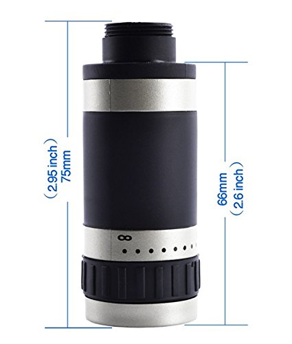 Universale Zoom 8 x per telefono cellulare con supporto per Telescopio-Supporto universale per Smartphone (8 x, obiettivo)