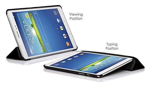 ForeFront Cases® – Kunstleder-Case mit Ständer Hülle für Samsung Galaxy Tab 3 8.0 8GB 3G + WiFi – mit magnetischer Auto-Sleep-Wake-Funktion – inkl. Bedienstift - 2