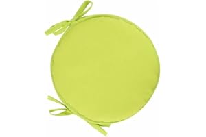 Hikaka Cojines Redondos para sillas de jardín de Asiento Taburete de bistró Patio,Coloridos para sillas de Interior/Exterior Cojines Redondos,Diámetro 30cm/38cm,Funda de cojín para Muebles de Patio