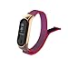 Produktbild 99native XIAOMI MI Band 3 Doppelt Elastische Schnalle Nylonband, Armband Nylon Ersatz mit Sport Armband Hochwertige Nylon Material Edelstahl Schnalle Weich und Langlebig (Rot)