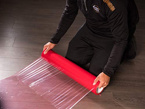 Protezione pavimento in legno di pellicola autoadesiva Protector temporanea roll x 100 m